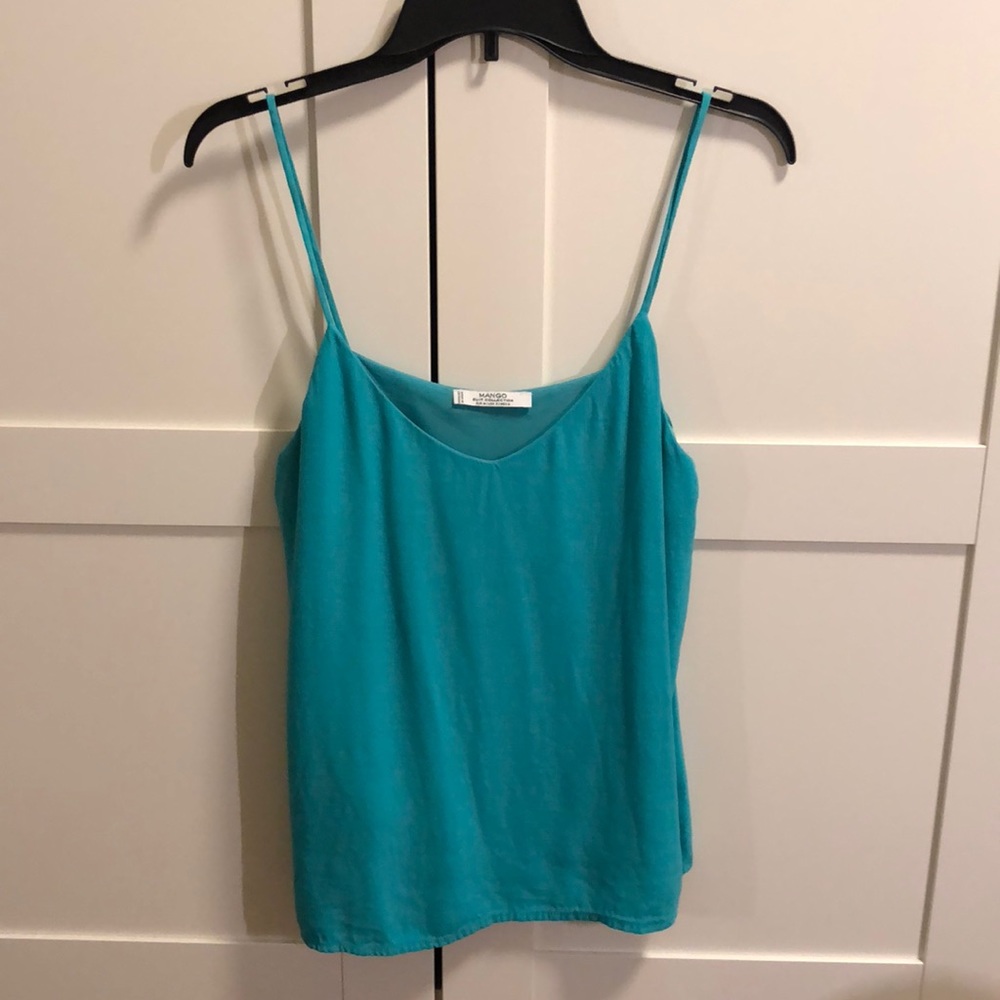 Blue MANGO Tank Top Size M